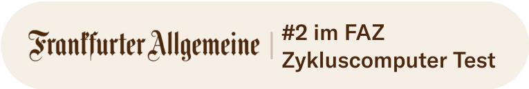 #2 im FAZ Zykluscomputer Test — Frankfurter Allgemeine